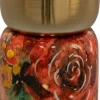 TS kandelaar Rose goud / rood D 4 H 16 cm