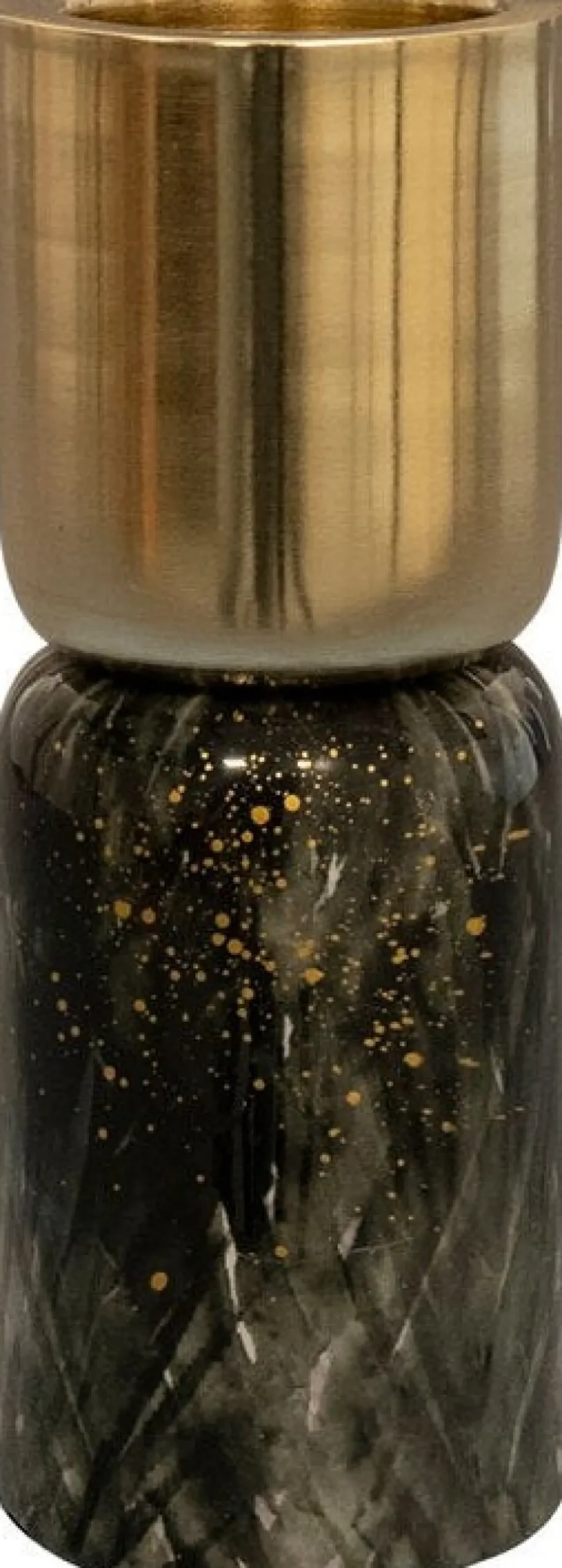 TS kandelaar Shadow goud / bruin D 4 H 16 cm