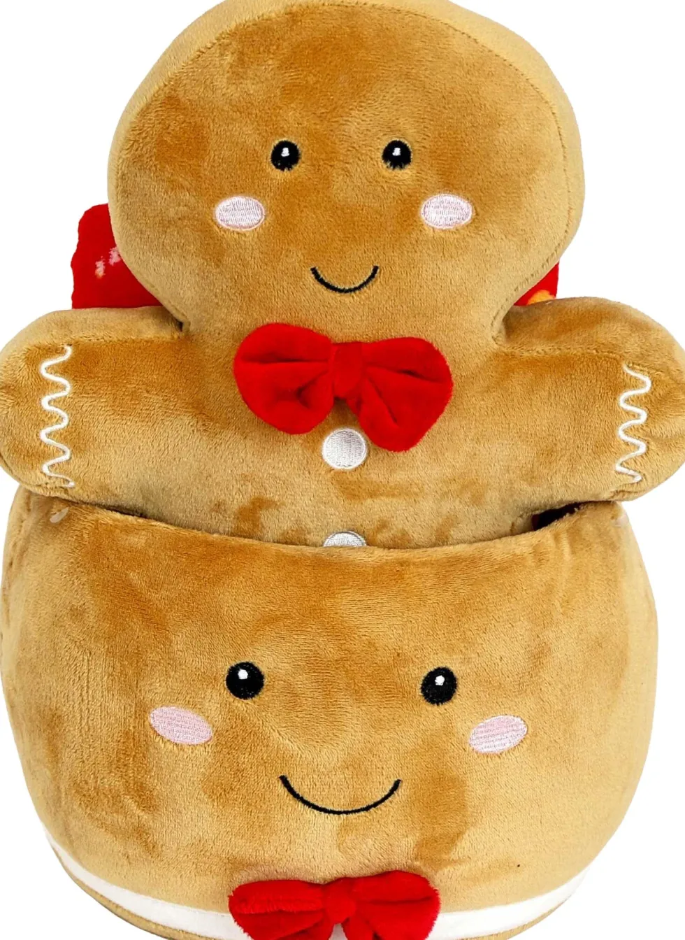 Unique Living geschenkset Joy cookie knuffel en plaid 90 x 75 cm