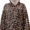 Unique Living hoodie Emma beige / bruin luipaard onesize