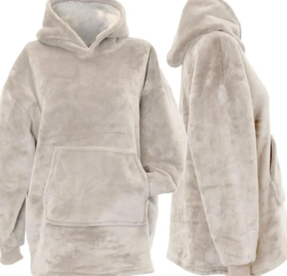 Unique Living hoodie Kids 6 tot 10 jaar grijs onesize