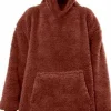 Unique Living hoodie Marsala bruin onesize
