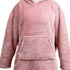 Unique living hoodie Mies roze oversized onesize
