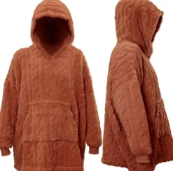 Unique Living hoodie Pleun rood onesize