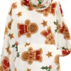 Unique Living hoodie Ralf wit onesize