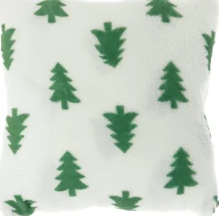 Unique Living kerstkussen Snuggle wit / groen 150 x 200 x 10 cm
