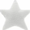 Unique Living kerstkussen Xmas Star wit 45 x 45 x 10 cm