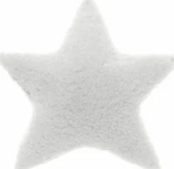 Unique Living kerstkussen Xmas Star wit 45 x 45 x 10 cm