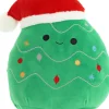 Unique Living kerstkussen Xmas Icons kerstboom groen 40 x 40 x 10 cm