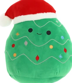 Unique Living kerstkussen Xmas Icons kerstboom groen 40 x 40 x 10 cm