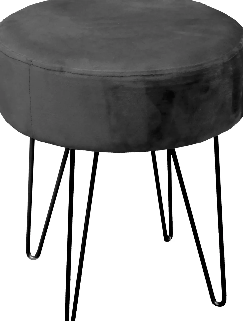 Unique Living kruk Davy grijs D 40 H 35 cm