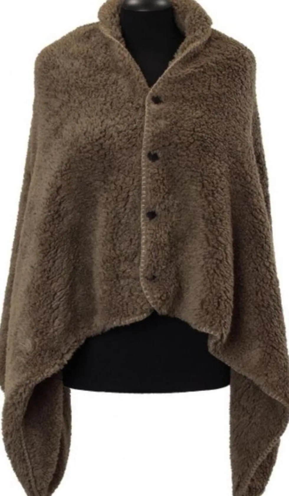 Unique Living omslagplaid Nox bruin onesize