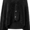 Unique Living omslagplaid Nox zwart onesize
