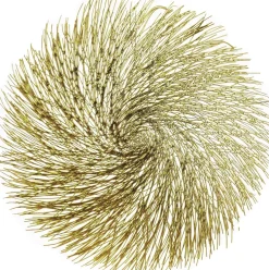 Unique Living placemat Clara goud 38 x 38 cm