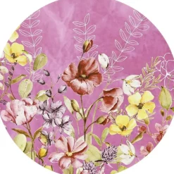 Unique Living placemat Fayza roze D 38 cm