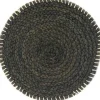 Unique Living placemat moke bruin D 40 H 2 cm