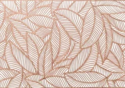 Unique living placemat Nissa brons 30 x 45 cm