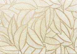 Unique living placemat Nissa goud 30 x 45 cm