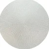 Unique Living placemat Thora zilver D 38 cm