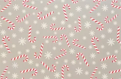 Unique Living placemat Zuurstok zilver 30 x 45 cm