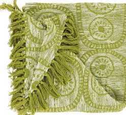 Unique Living plaid Bruni groen 125 x 150 cm