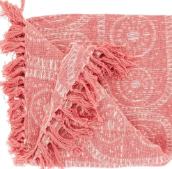 Unique Living plaid Bruni roze 125 x 150 cm