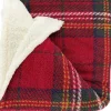 Unique Living plaid Eloise rood 130 x 160 x 10 cm