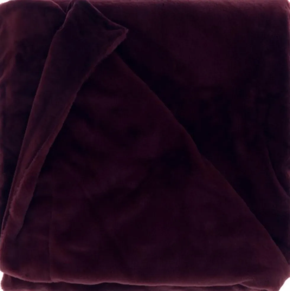 Unique Living plaid klaas paars 150 x 200 cm