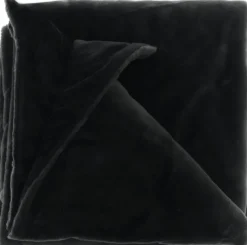 Unique Living plaid Klaas zwart 150 x 200 cm