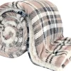 Unique Living plaid Larsson taupe / zwart 150 x 200 cm