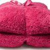 Unique Living plaid Teddy fuchsia 150 x 200 cm