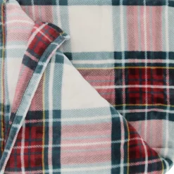 Unique Living plaid Torsten rood / blauw 150 x 200 cm