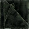Unique Living plaid Torvah donker groen 150 x 200 cm