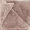 Unique Living plaid Torvah roze 150 x 200 cm