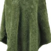Unique living poncho Dara groen