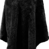 Unique living poncho Dara zwart