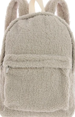 Unique living rugzak Teddy grijs 24 x 8 x 32 cm