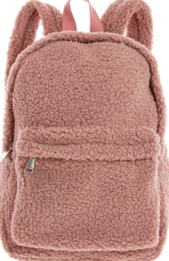 Unique living rugzak Teddy roze 24 x 8 x 32 cm