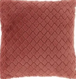 Unique Living sierkussen Ayla rood 45 x 45 x 10 cm