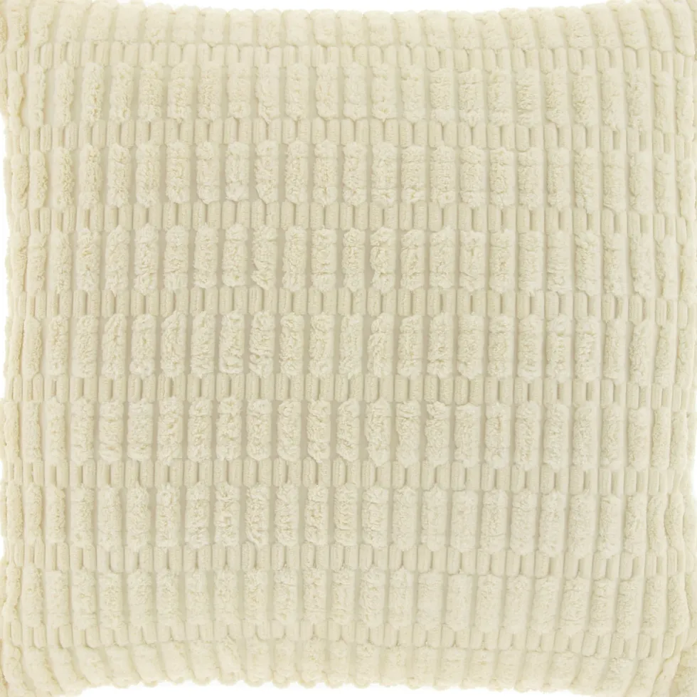 Unique Living sierkussen Cedro wit 45 x 45 cm