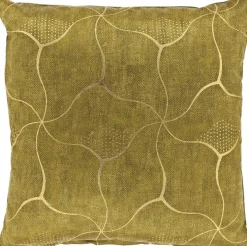 Unique Living sierkussen Celina groen 45 x 45 cm