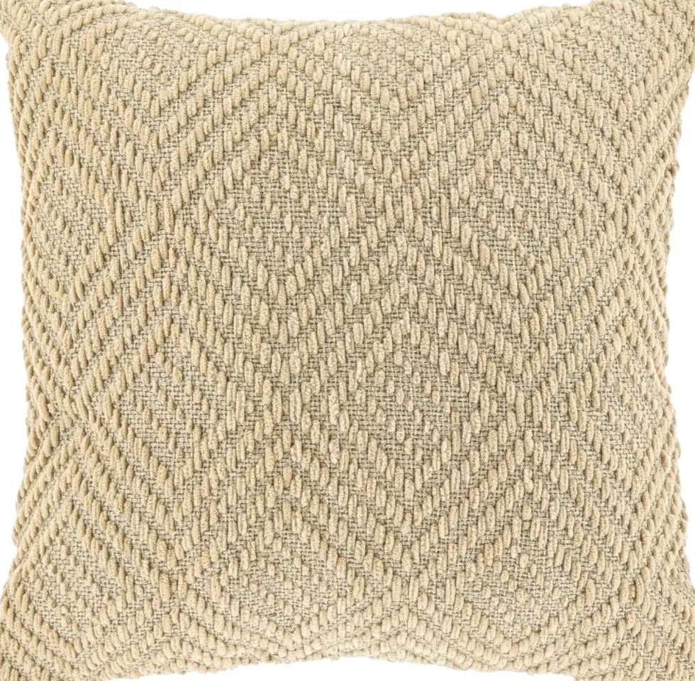 Unique Living sierkussen Fenne beige 45 x 45 cm