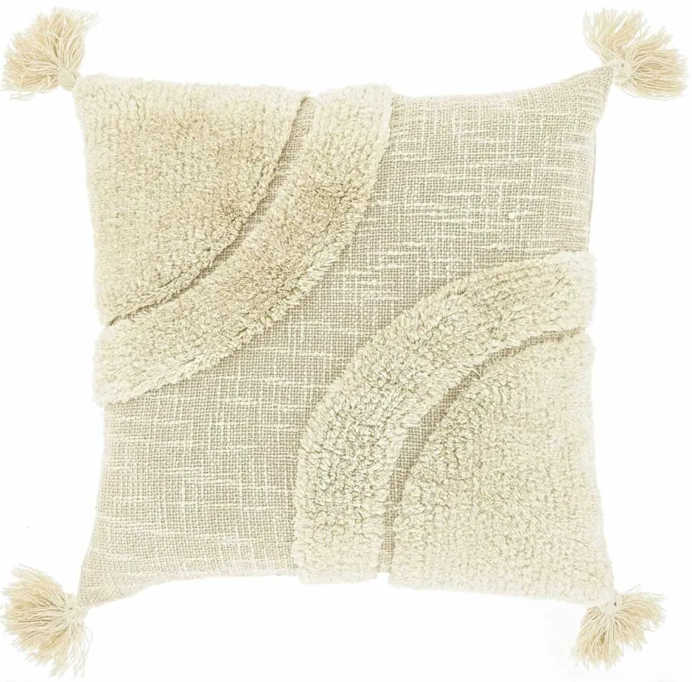 Unique Living sierkussen Fenne crème 45 x 45 cm
