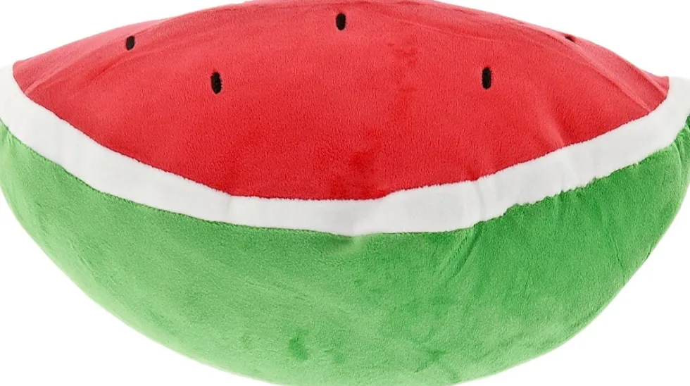 Unique Living sierkussen Fruit groen / rood 33 x 33 cm