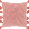 Unique Living sierkussen Jonne roze 45 x 45 cm