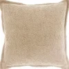 Unique Living sierkussen Mae beige 45 x 45 x 10 cm
