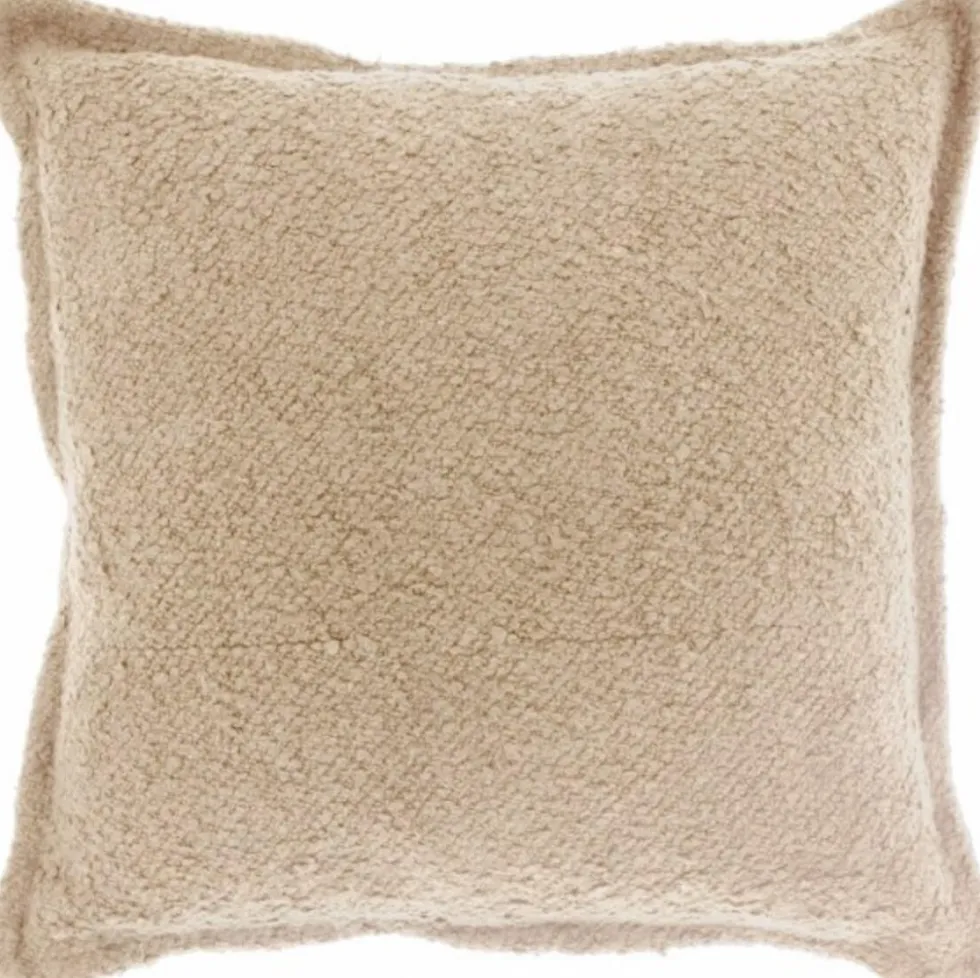 Unique Living sierkussen Mae beige 45 x 45 x 10 cm