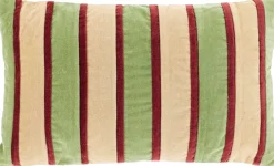 Unique Living sierkussen Riga bruin / groen 30 x 50 cm