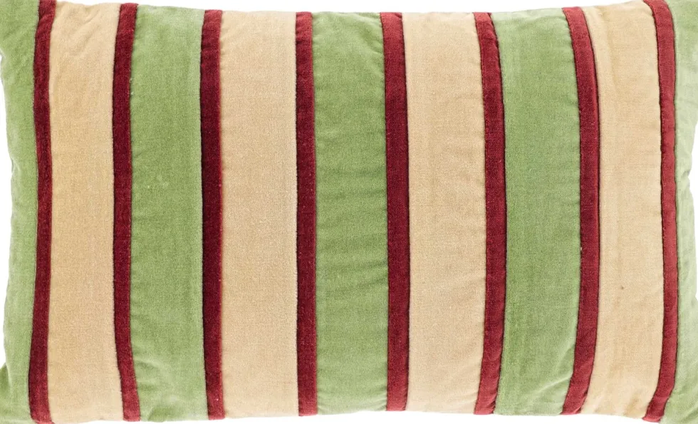 Unique Living sierkussen Riga bruin / groen 30 x 50 cm