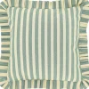 Unique Living sierkussen Ruth blauw / wit 45 x 45 cm